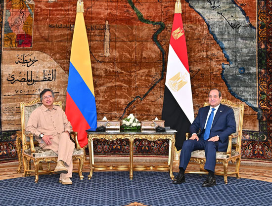 لقاء الرئيس ورئيس كولومبيا لقاء الرئيس ورئيس كولومبيا