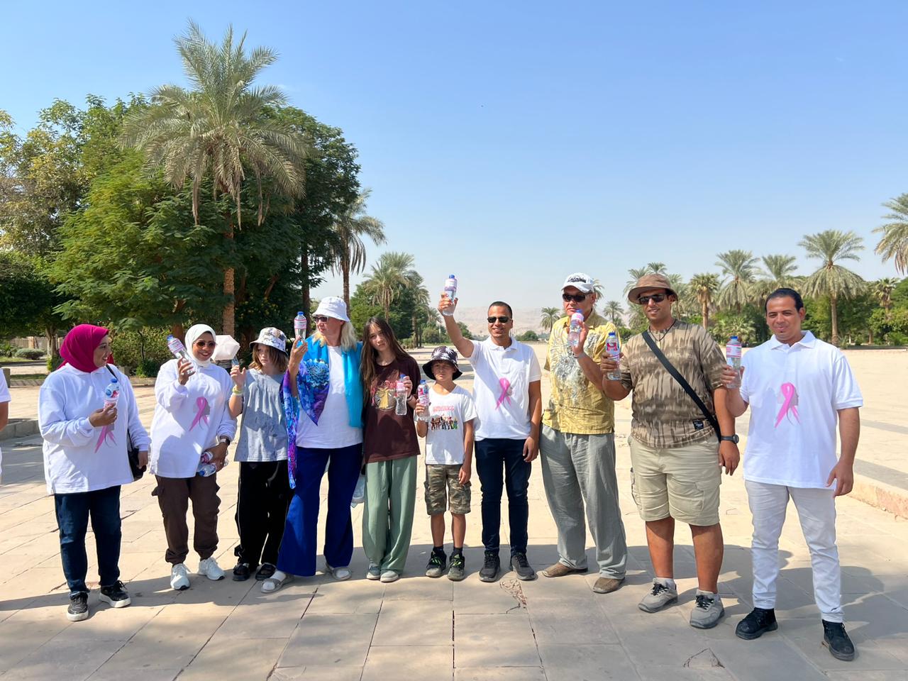 مستشفى الأورام الأقصر تدشن فعالية توعوية بمعبد الكرنك