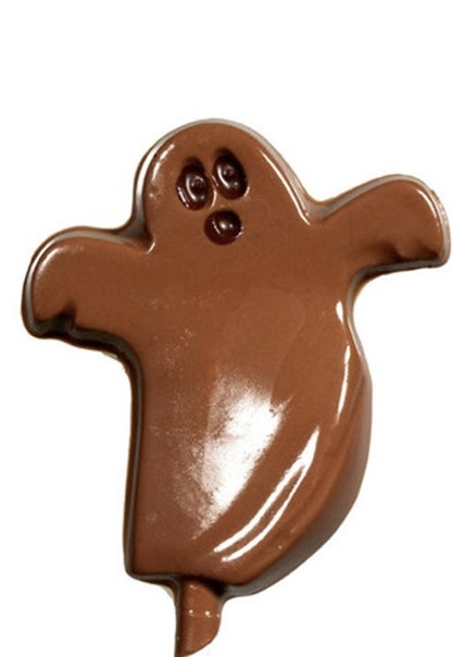 شوكولاتة على هيئة شبح شوكولاتة على هيئة شبح