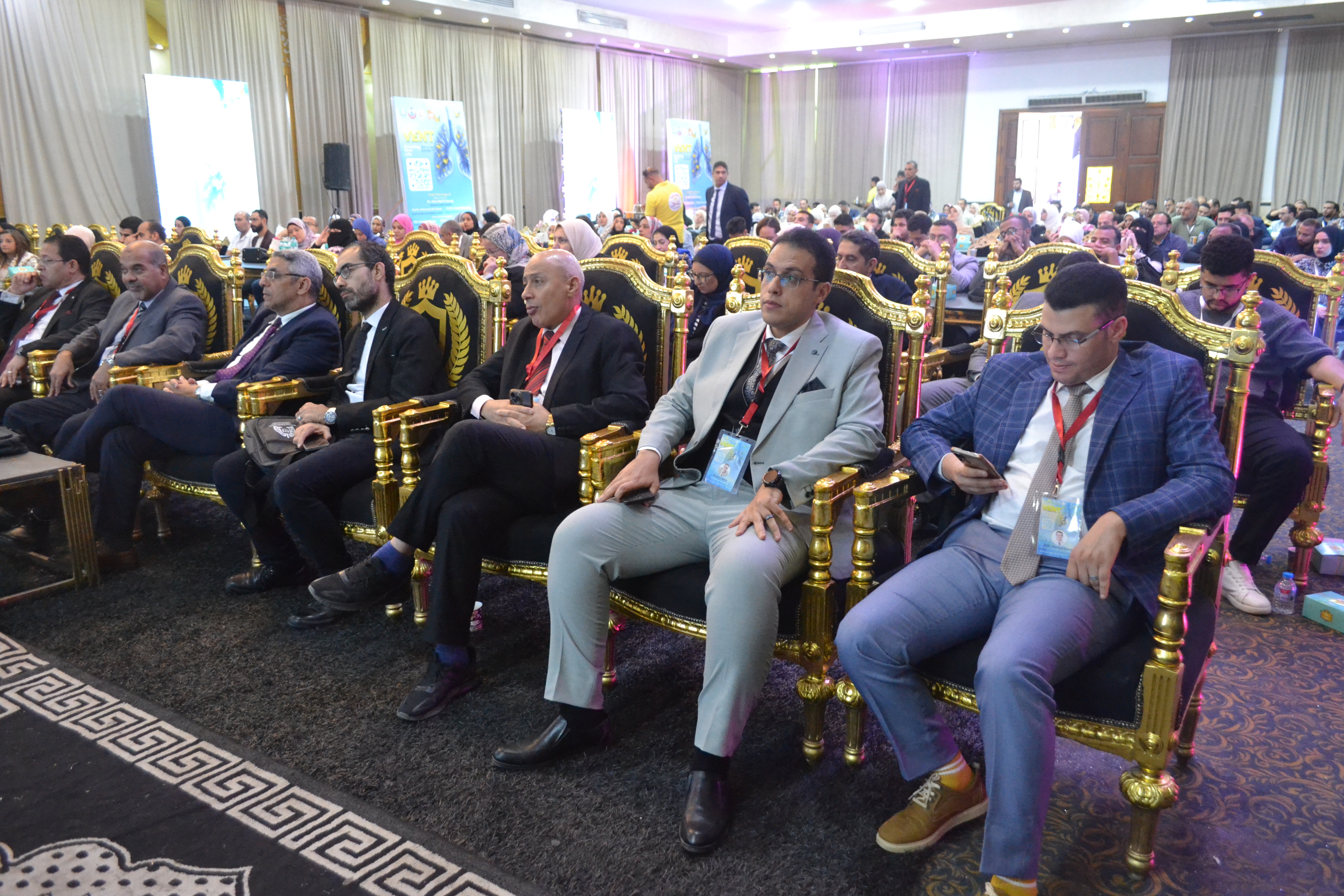 الحضور بالمؤتمر الطبي بكفر الشيخ