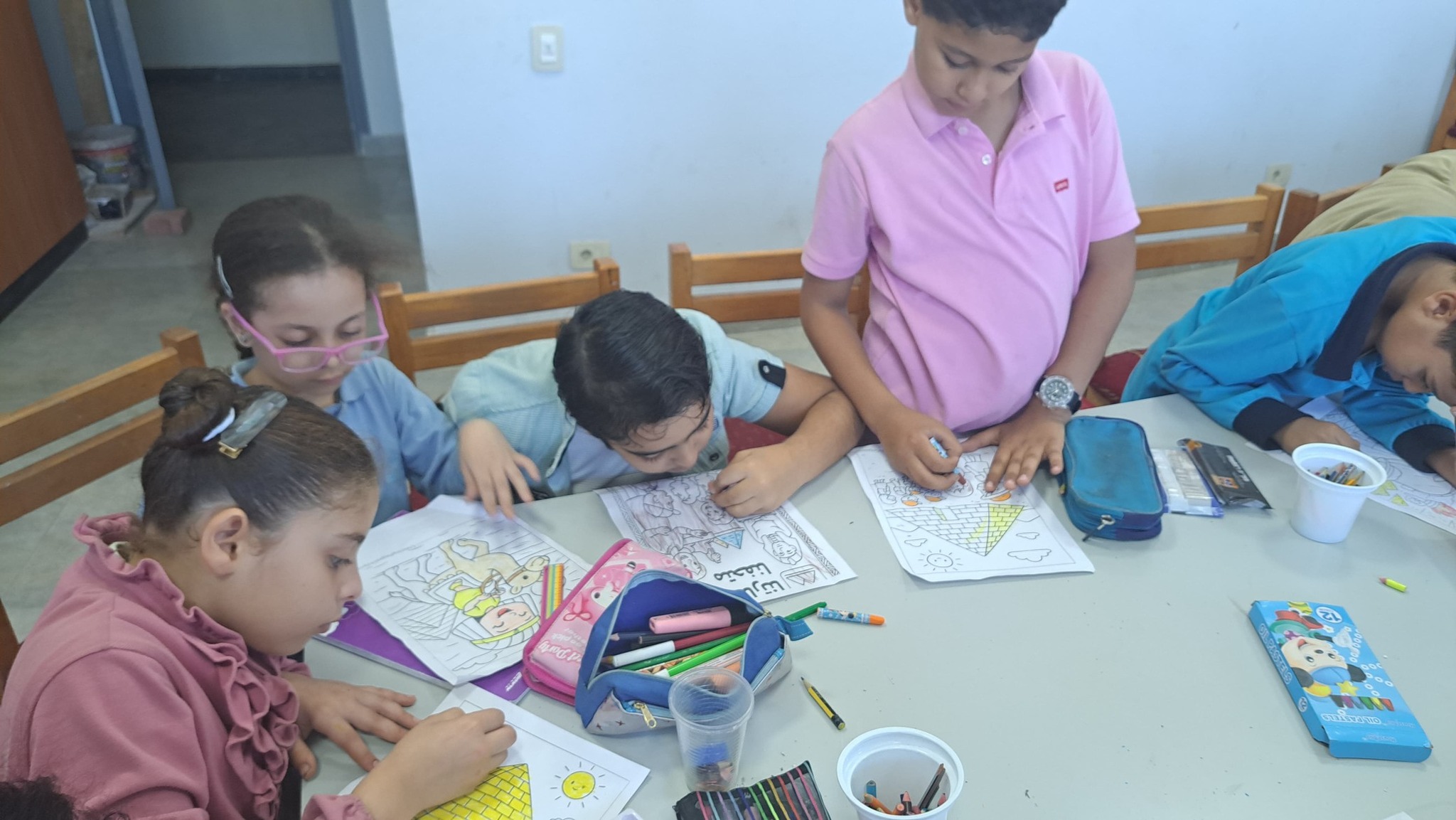 رسم الأطفال يعبر عن الحضارة الفرعونية رسم الأطفال يعبر عن الحضارة الفرعونية