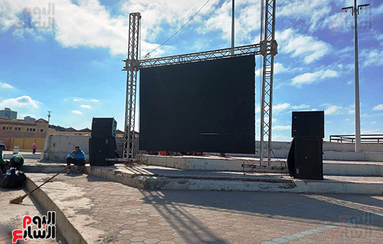 شاشات-كبرى-لنقل-احتفالية-المتحف-الكبير