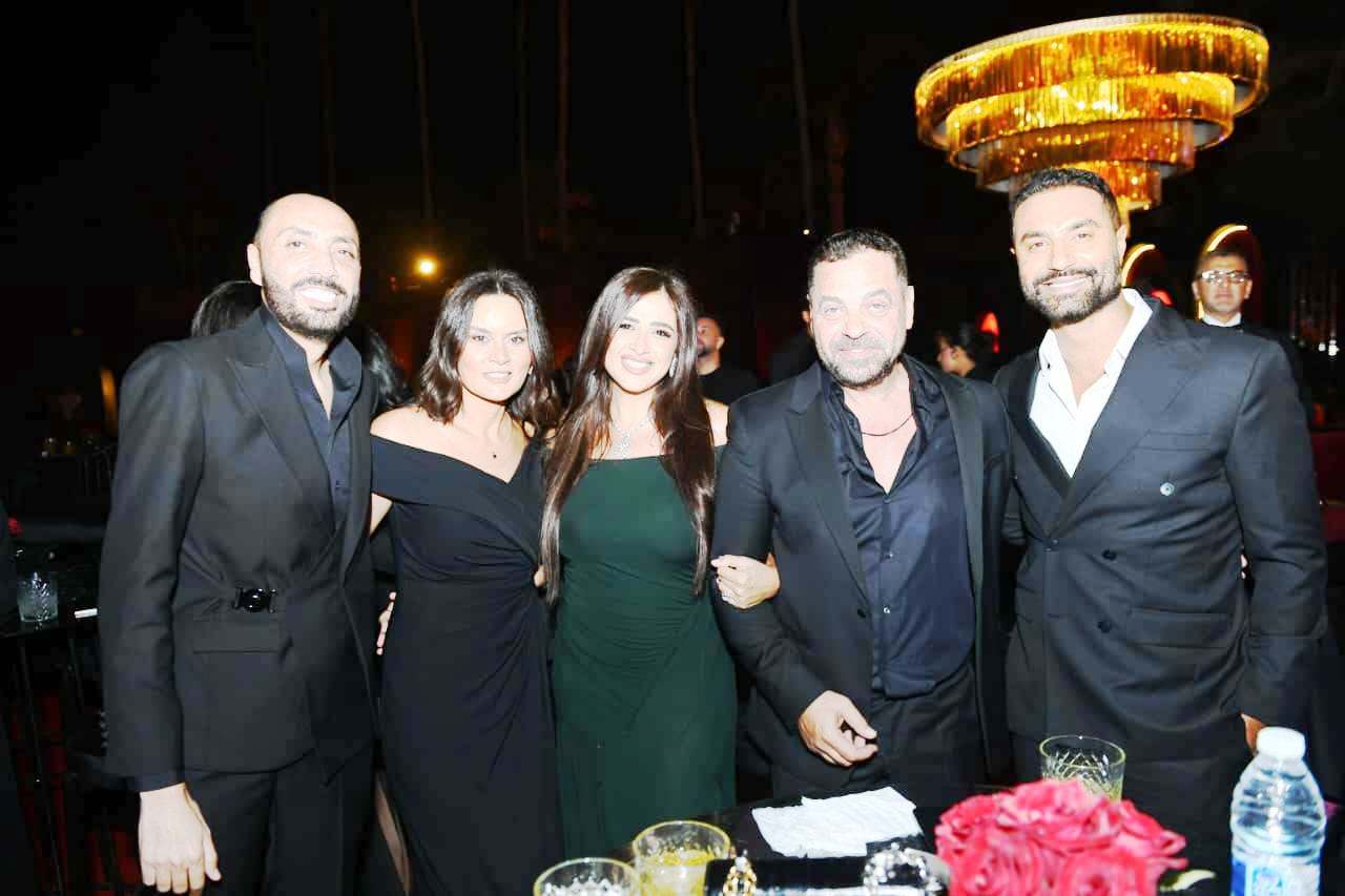 نجوم الفن فى حفل زفاف هايدا لباجوري وهايدي خالد