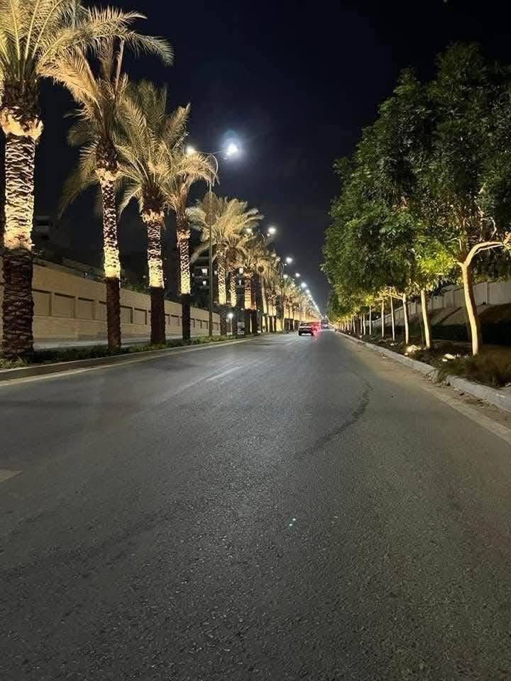 رفع كفاءة المسارات المؤدية للمتحف المصري الكبير (3)