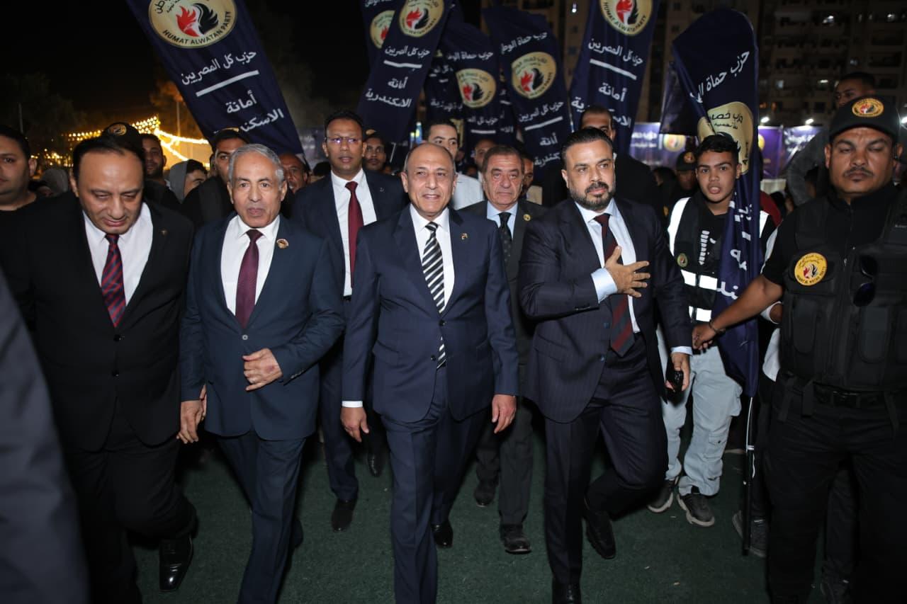 مؤتمر حاشد لدعم مرشحي حماة الوطن بالإسكندرية (4)