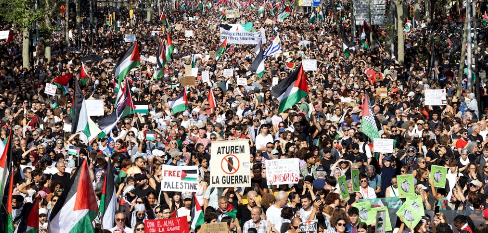 مظاهرات برشلونة