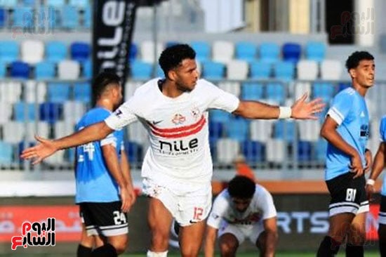 احتفال أحمد ربيع بالهدف احتفال أحمد ربيع بالهدف