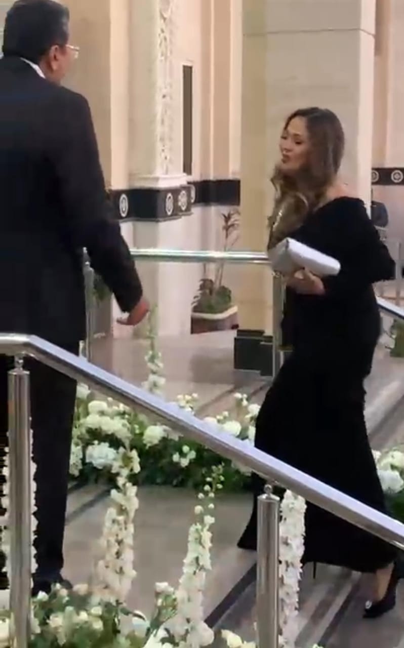 محمود حميدة وماجد المصري وداليا البحيري في فرح ابن هاني رمزي (1)