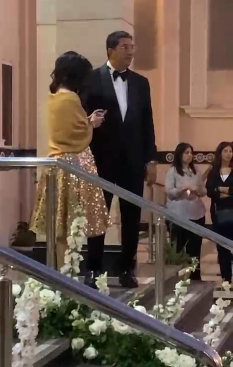 محمود حميدة وماجد المصري وداليا البحيري في فرح ابن هاني رمزي (6)