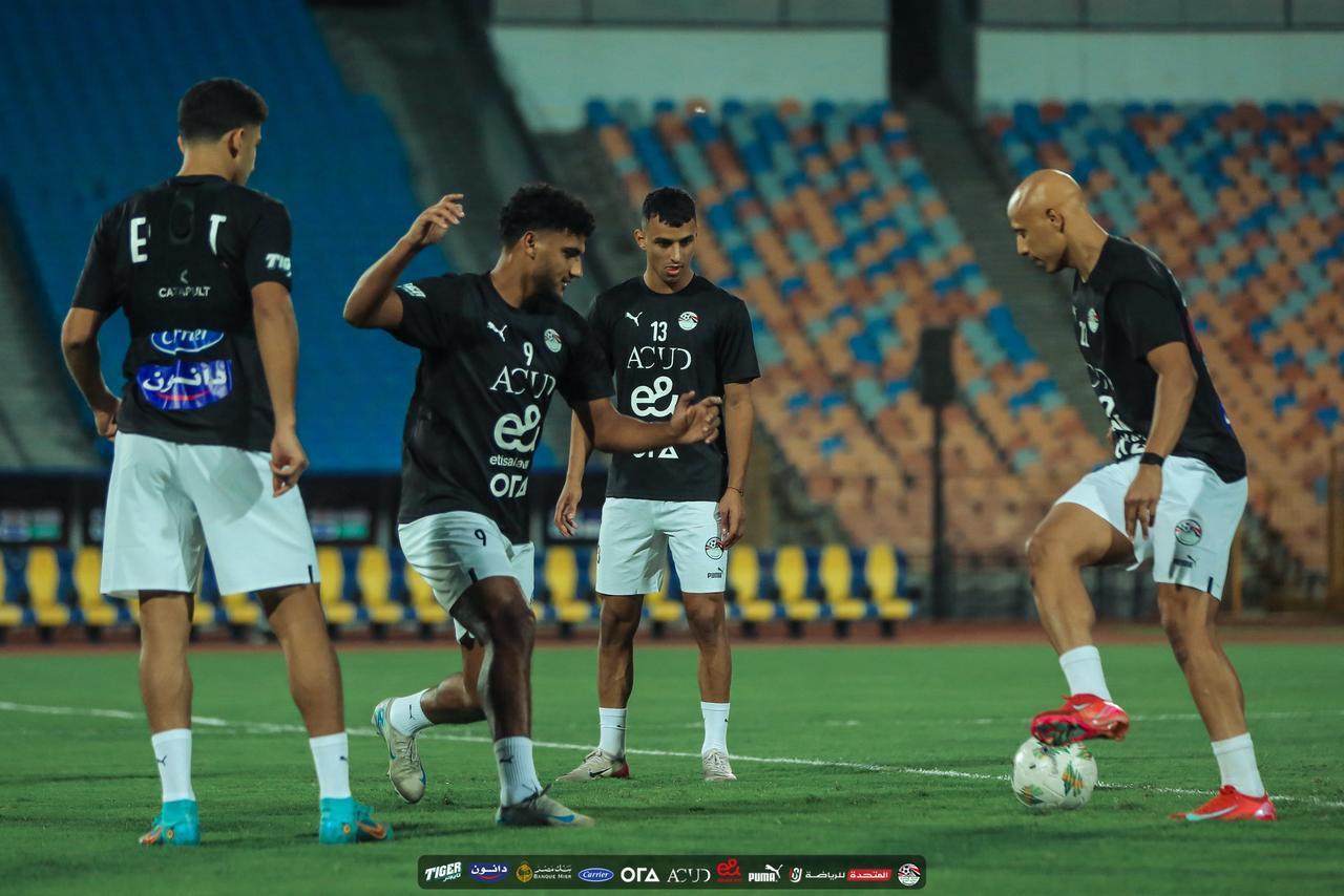 لاعبو المنتخب يستعدون لمواجهة جيبوتى لاعبو المنتخب يستعدون لمواجهة جيبوتى