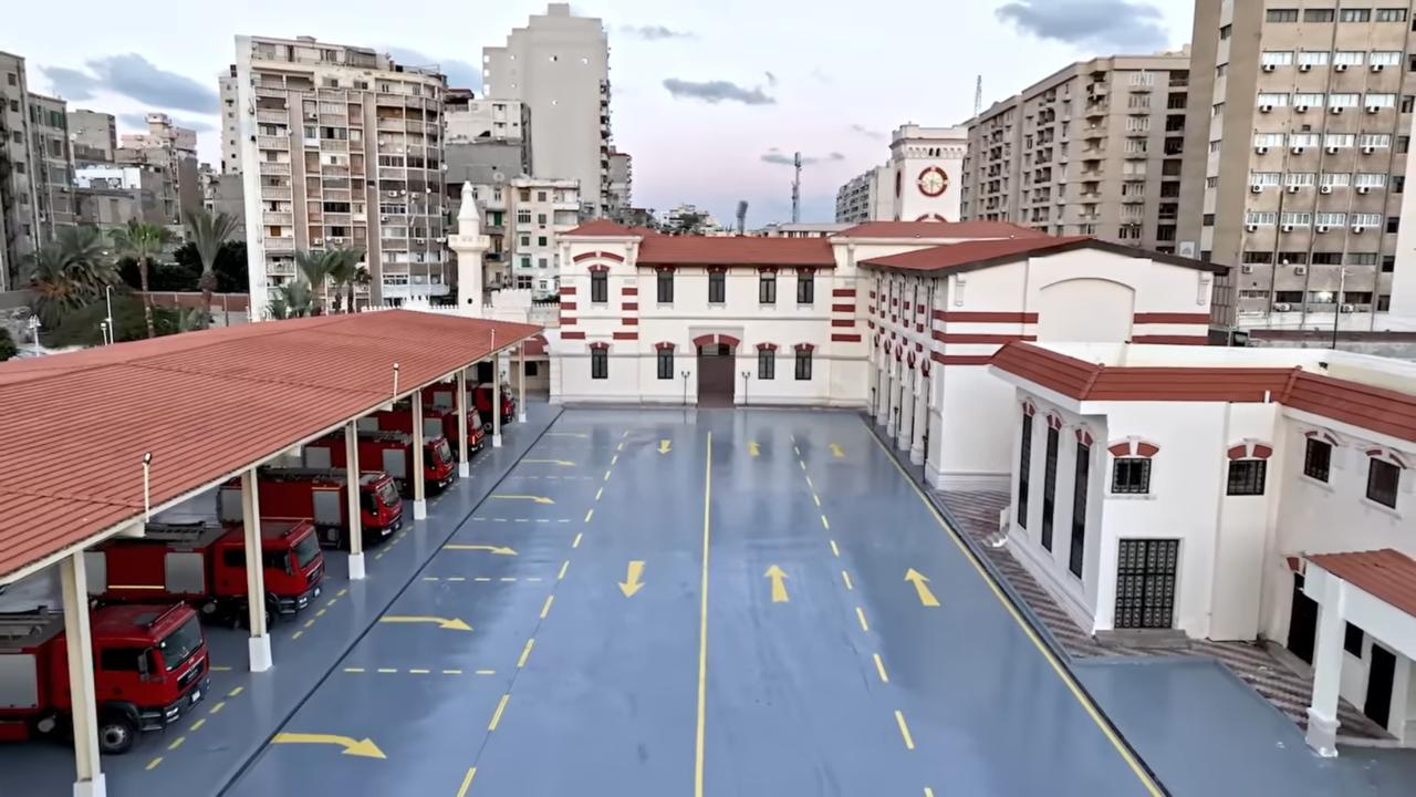 الداخلية تطور مبنى الحماية المدنية بالإسكندرية (1)