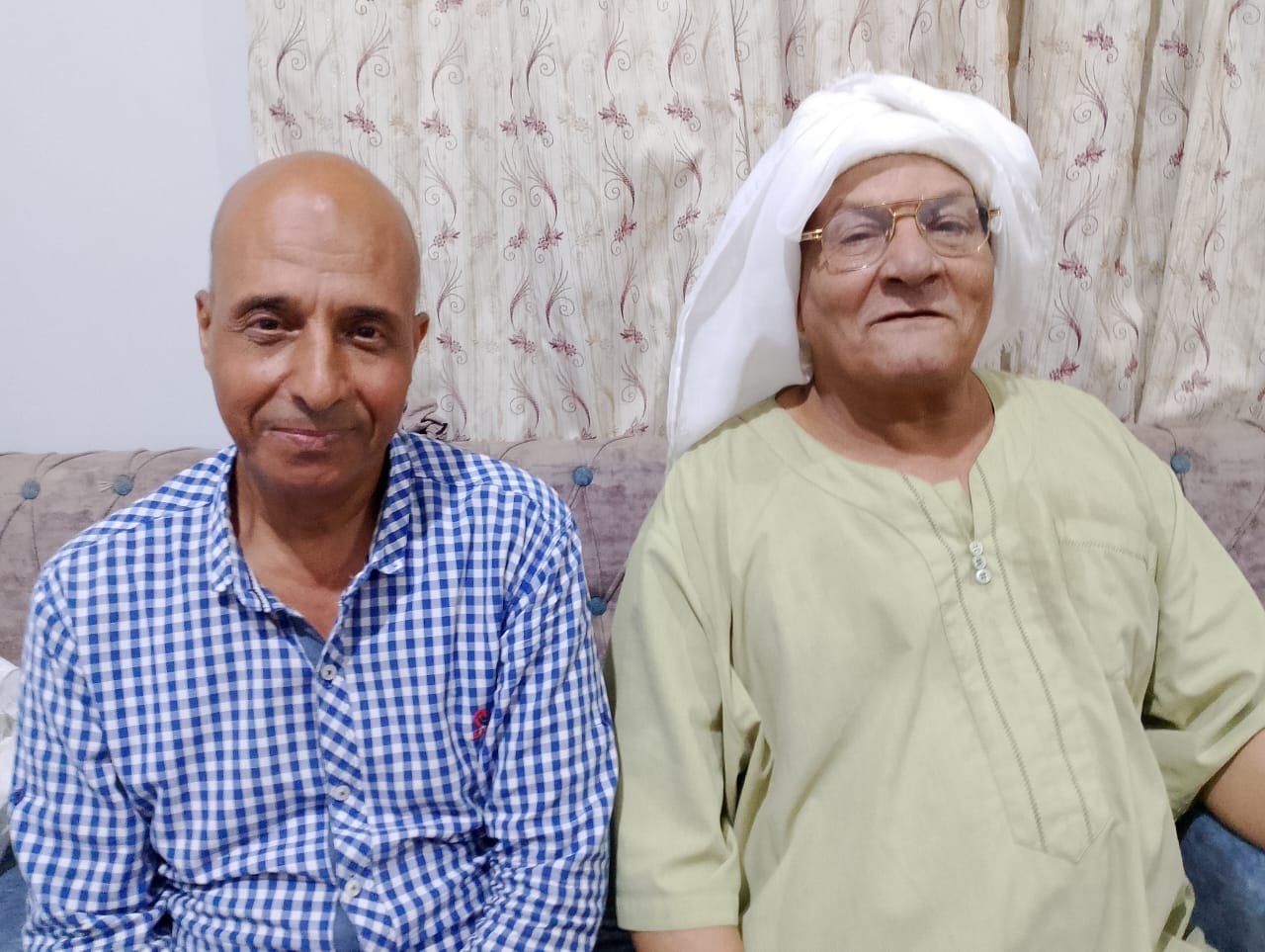 مراسل اليوم السابع وأحمد ضباش من أبطال أكتوبر