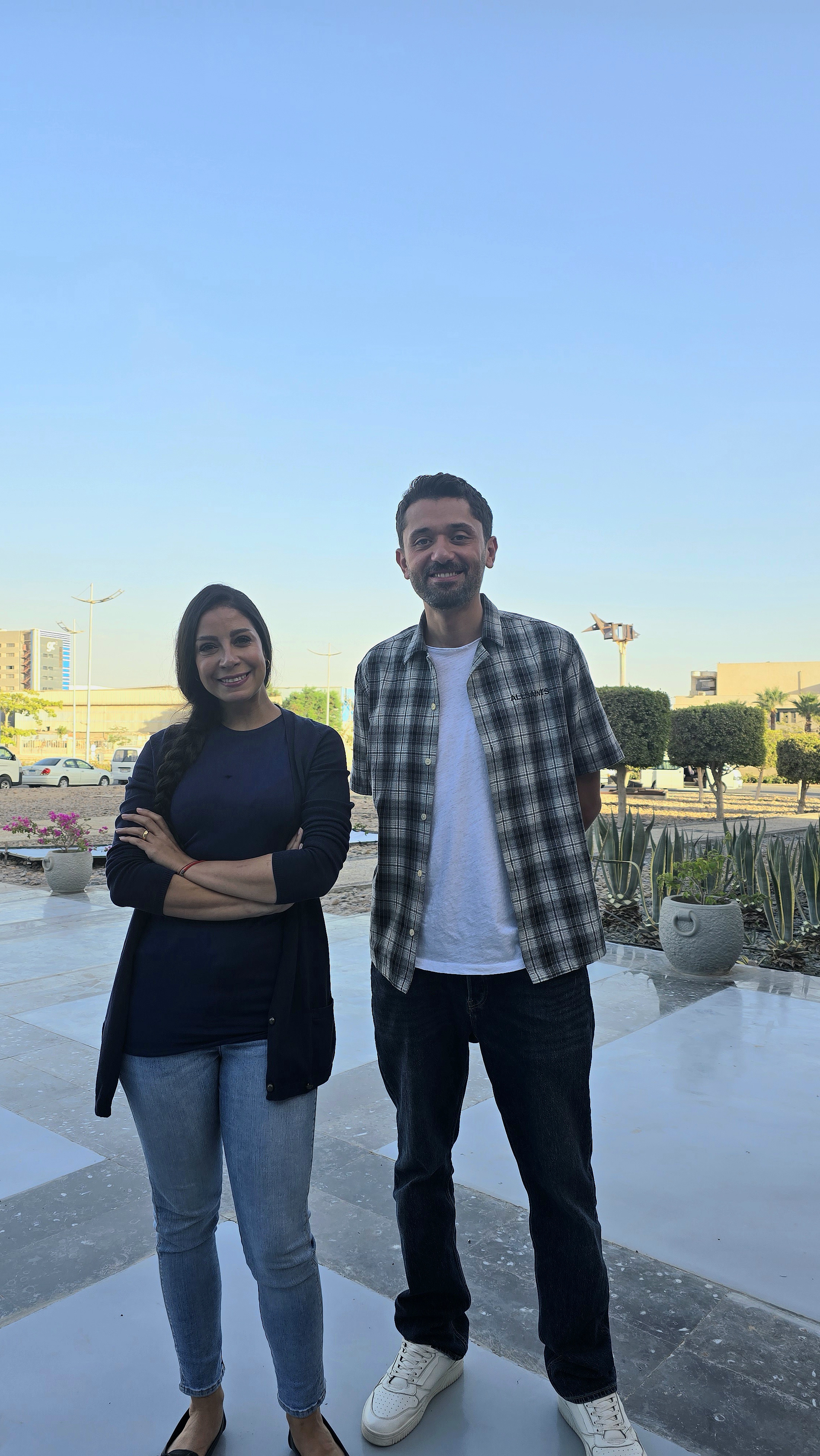 صناع فيلم طلقني كريم محمود عبد العزيز، دينا الشربينى، باسم سمرة، محمد محمود، هناء الشوربجى، محمود حافظ