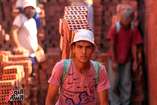 عامل ينقل الطوب للتحميل عامل ينقل الطوب للتحميل