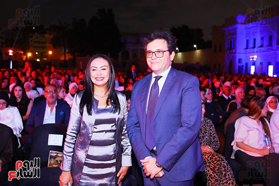 احمد هنو وزير الثقافة والدكتورة مايا مرسي احمد هنو وزير الثقافة والدكتورة مايا مرسي