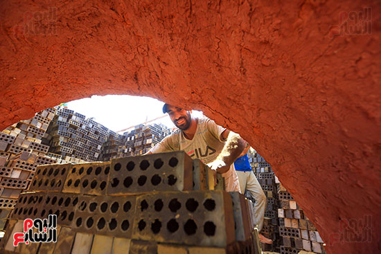 الطوب بعد تجفيفه الطوب بعد تجفيفه