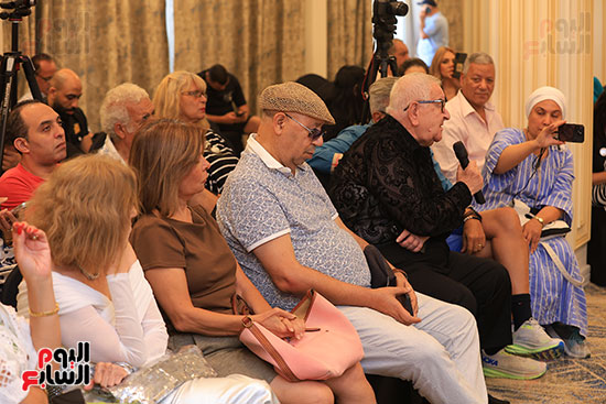 جانب من حضور ندوة هانى لاشين