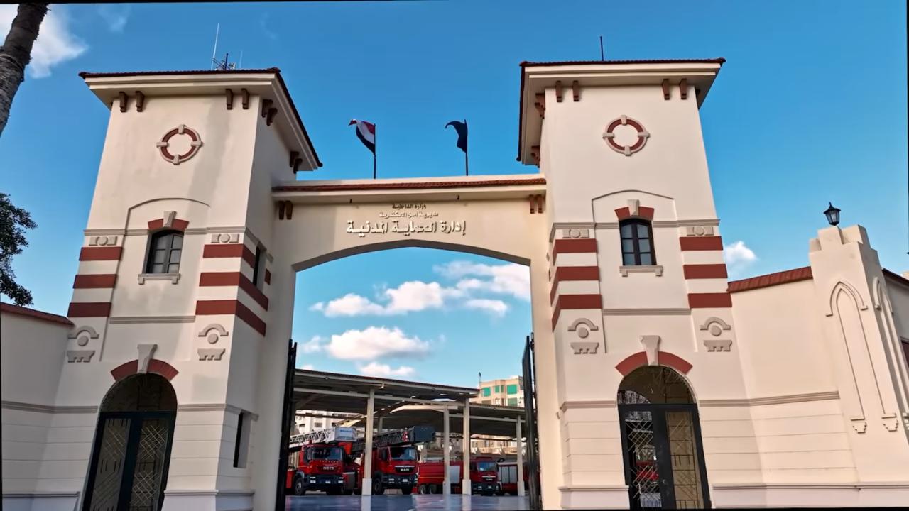 الداخلية تطور مبنى الحماية المدنية بالإسكندرية (6)