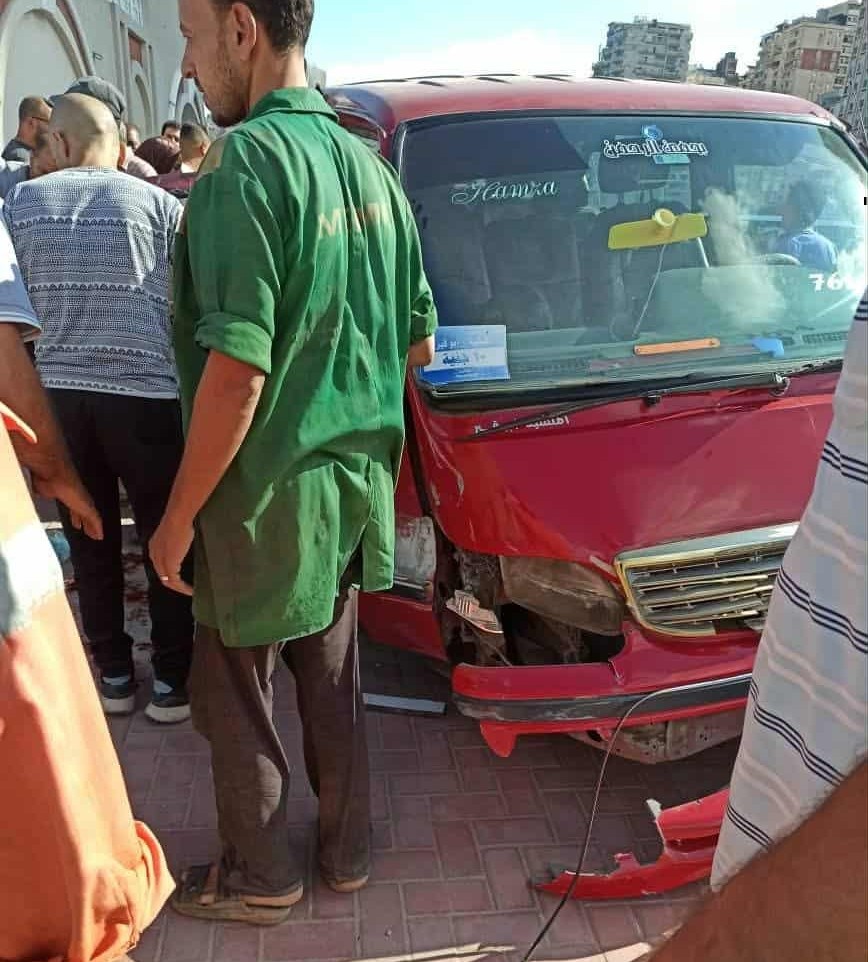 حادث مروري كورنيش الإسكندرية