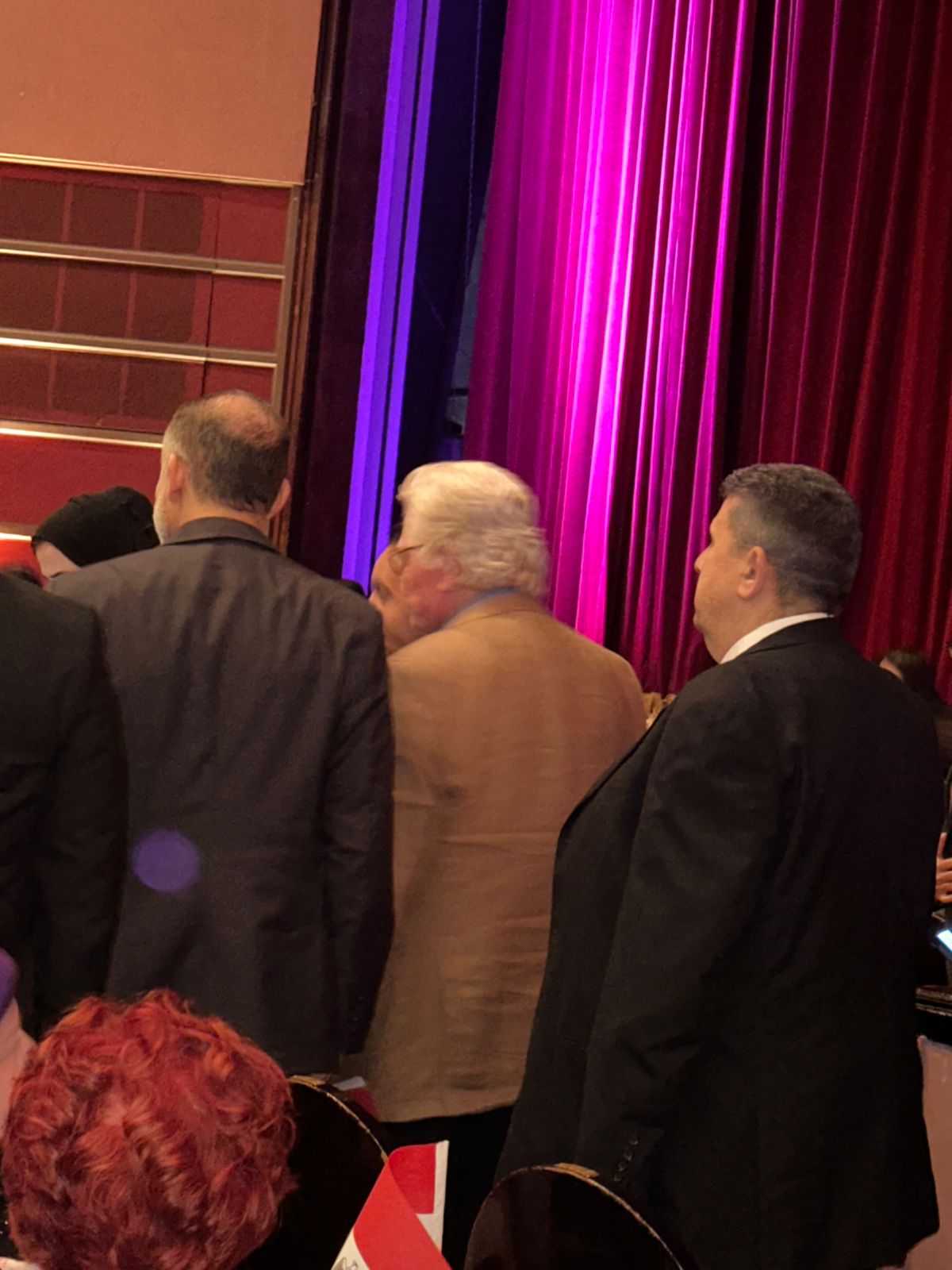 وزراء الثقافة والشباب والرياضة والصحة وحسين فهمي في حفل 6 أكتوبر بدار الأوبرا