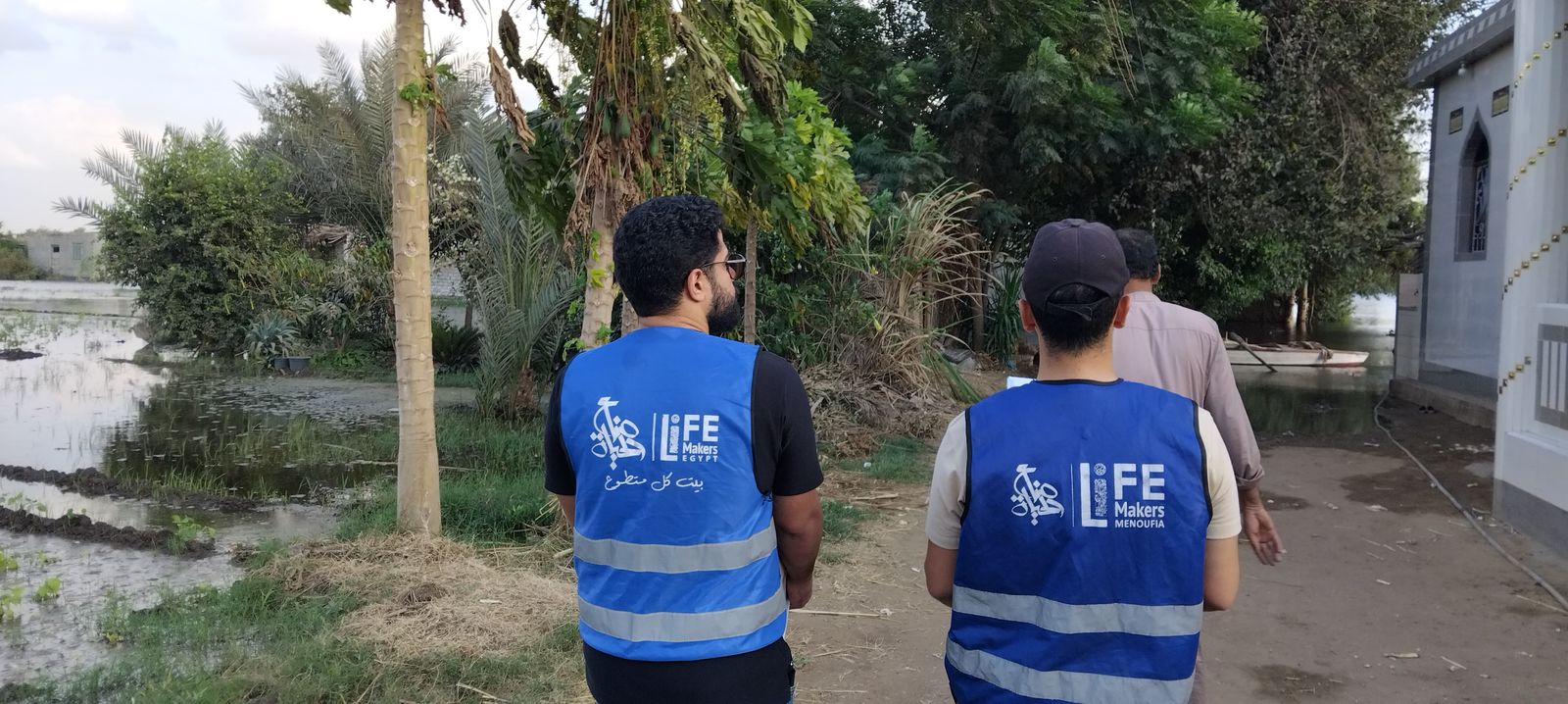 صناع الحياة عضو التحالف الوطني تستجيب لأزمة ارتفاع منسوب مياه نهر النيل بالمنوفية (4)