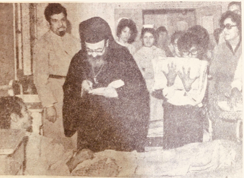 بطريرك الأقباط الكاثوليك يزور الجرحى بطريرك الأقباط الكاثوليك يزور الجرحى