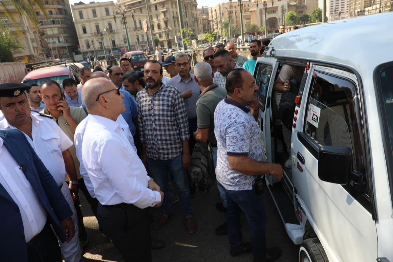 المحافظ يتابع نقل المواقف برمسيس المحافظ يتابع نقل المواقف برمسيس