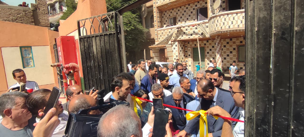 محافظ سوهاج يفتتح مدرسة الشهيد هشام 