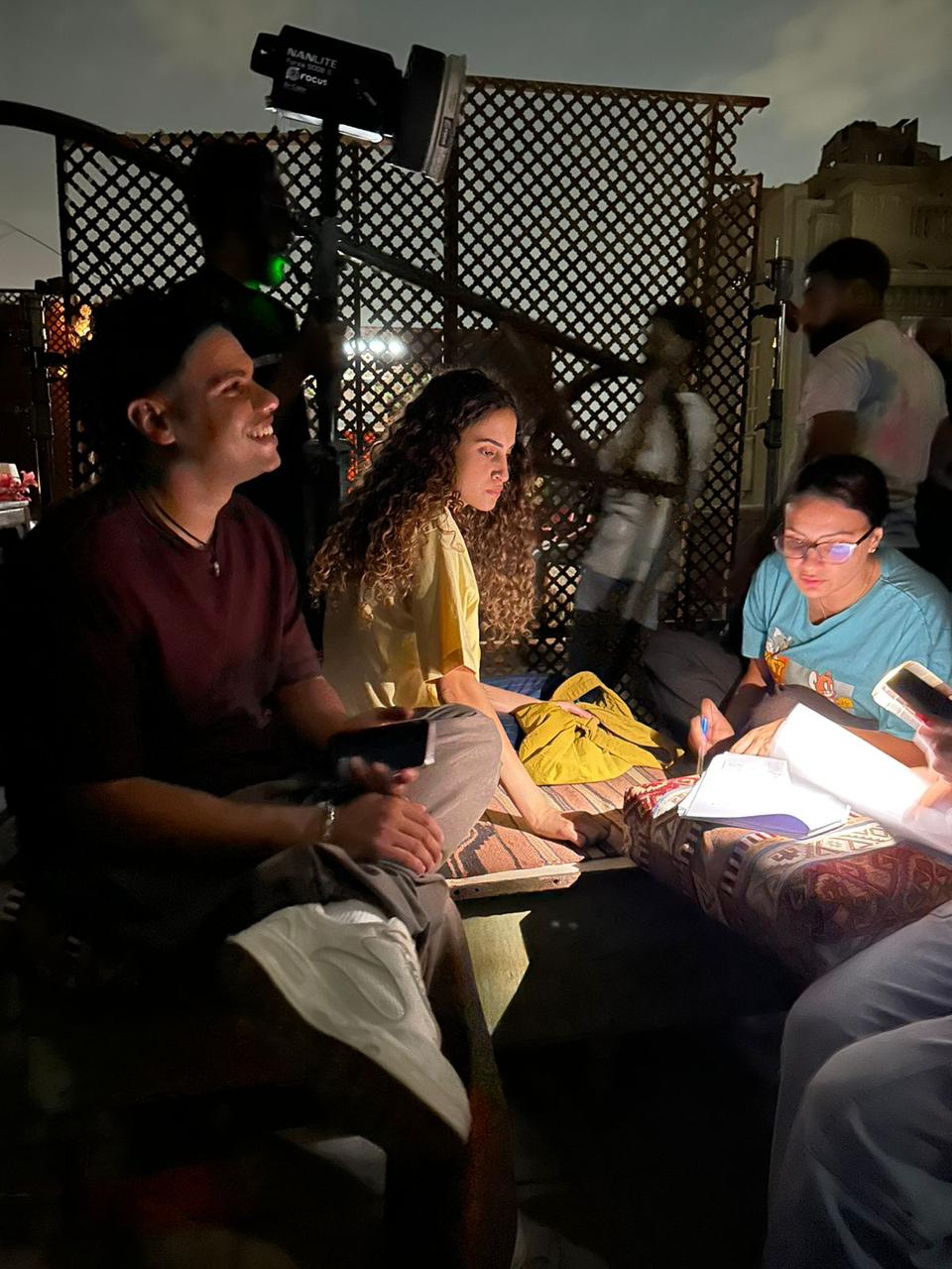 زياد ظاظا من كواليس مسلسل ميد ترم (2)