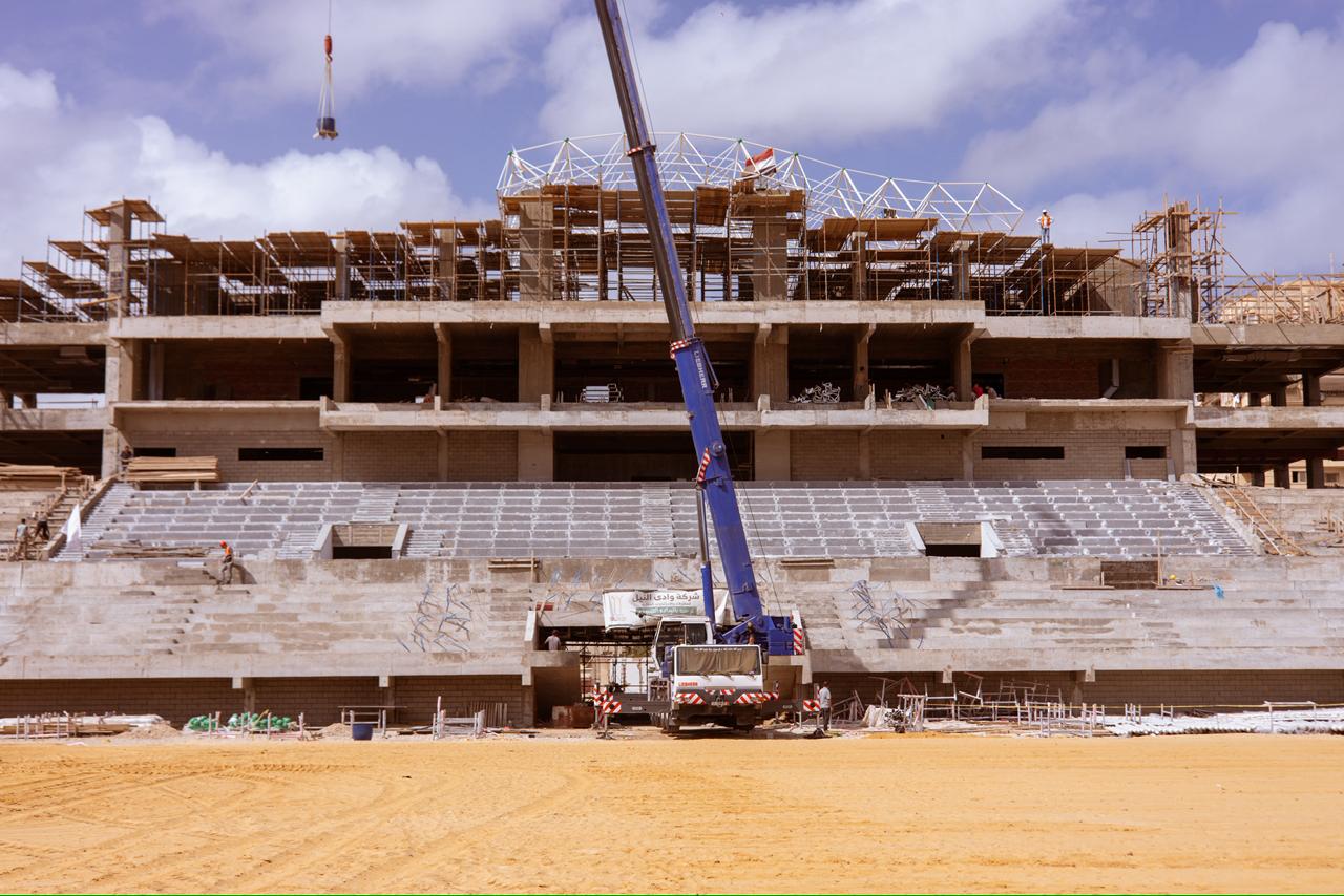 استاد النادي المصري والمدرجات استاد النادي المصري والمدرجات