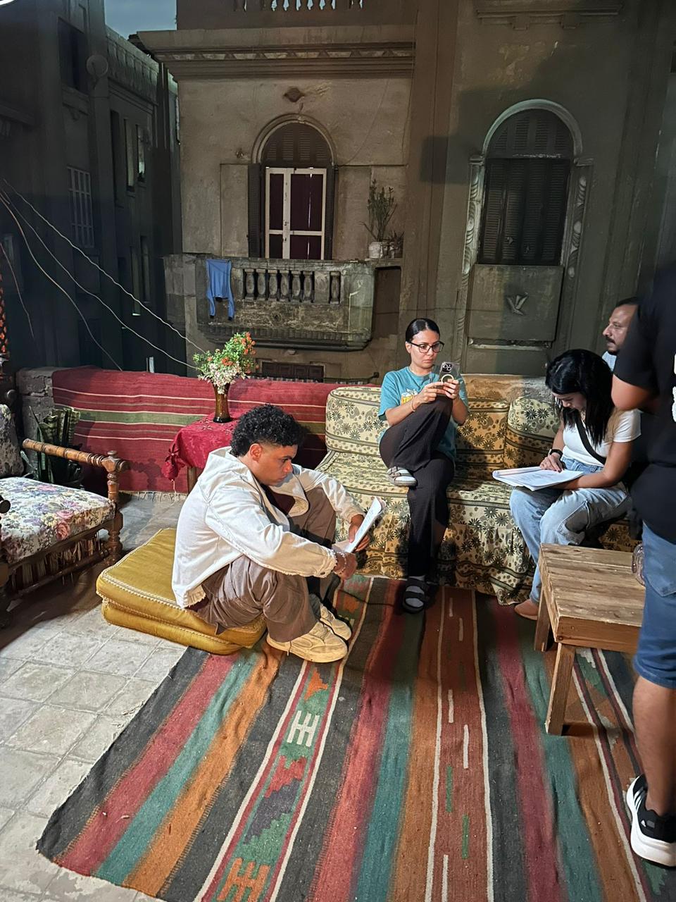 زياد ظاظا من كواليس مسلسل ميد ترم