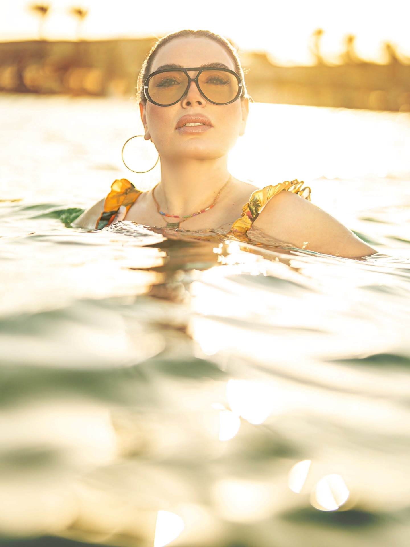 عبير صبري باطلالة صيفية