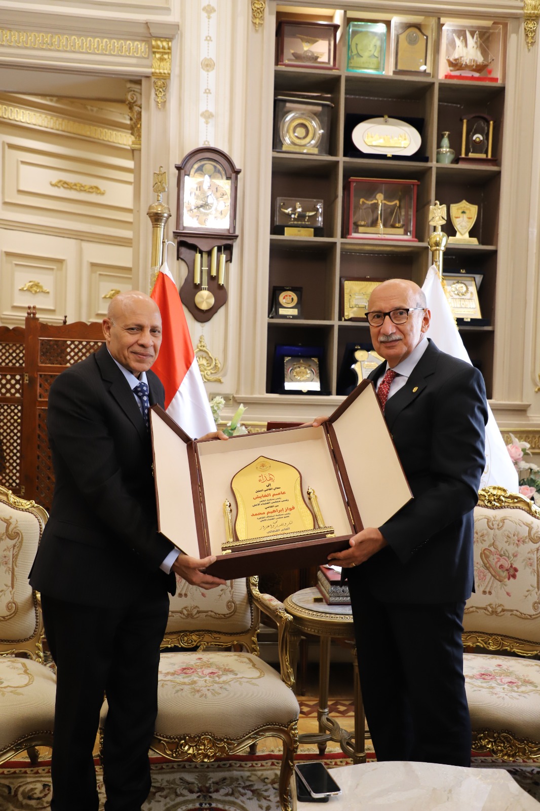 رئيس محكمة النقض يستقبل رئيس استئناف القاهرة (2)