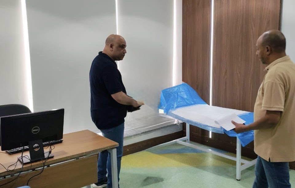 متابعة مقرات الكشف الطبي على المرشحين لعضوية مجلس النواب