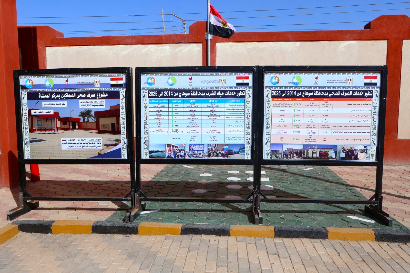 تطوير خدمات الصرف الصحى بالسماكين فى سوهاج (3)