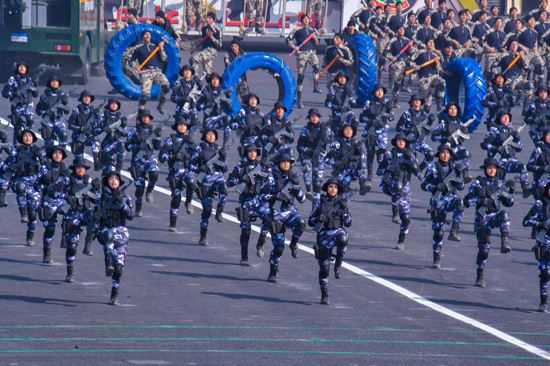 عروض قتالية لطلاب كلية الشرطة (1)
