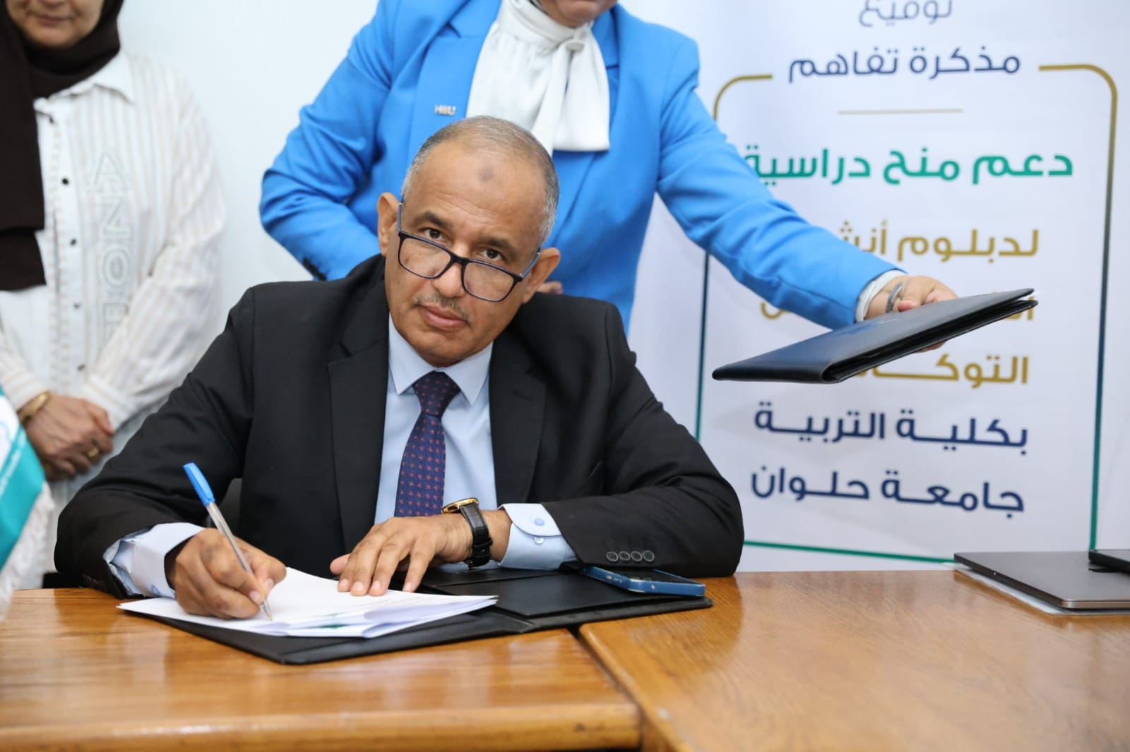 مصر الخير توقّع بروتوكول تعاون مع كلية التربية بجامعة حلوان (6)