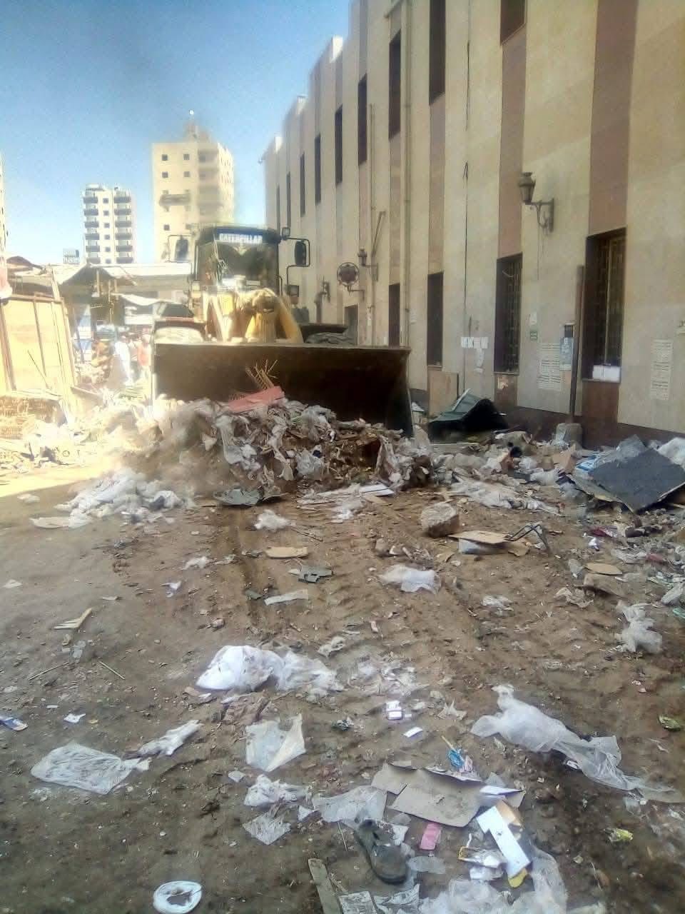 رفع الاشغالات الخاصة بالباعة