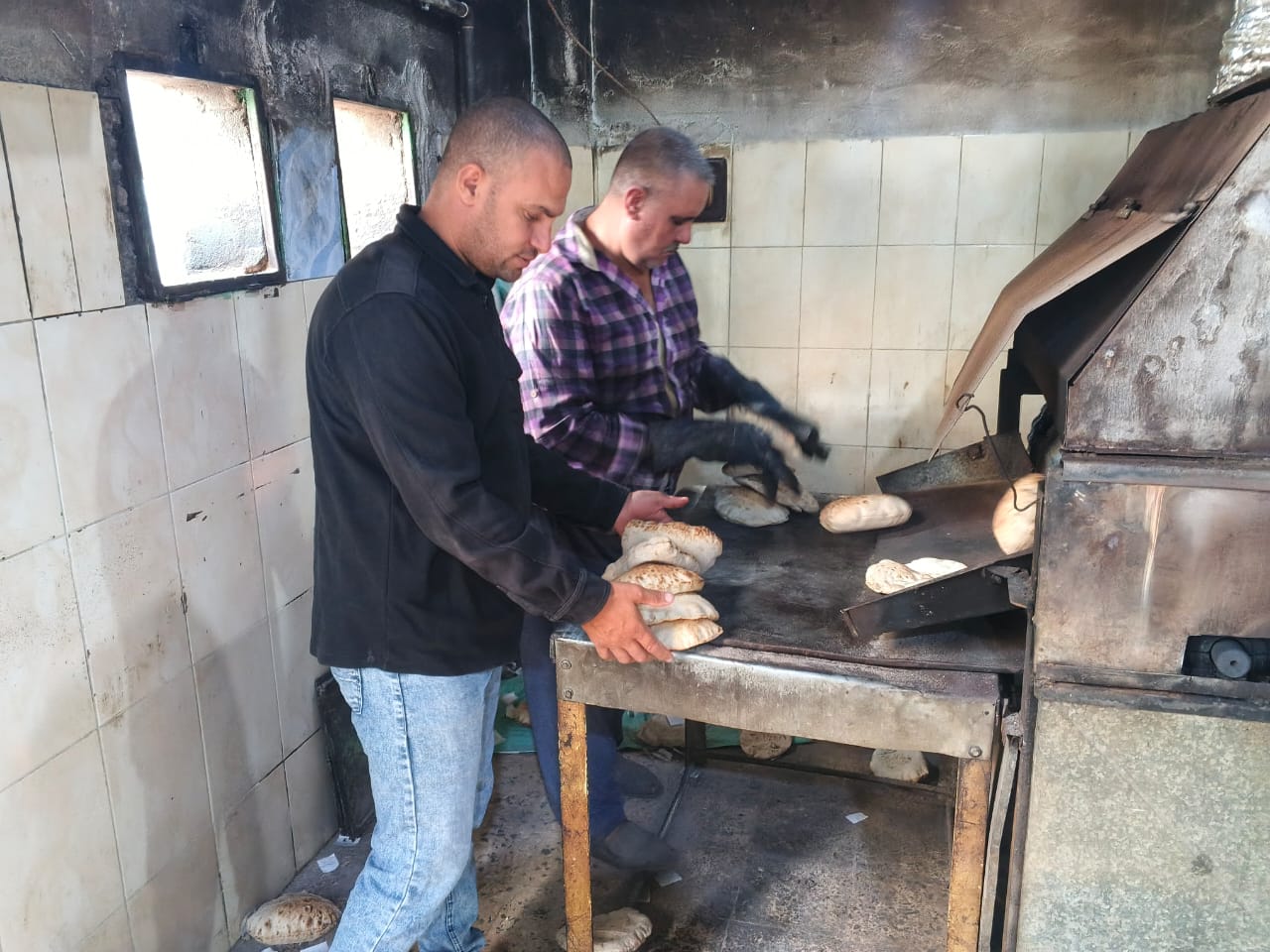 حملة تموينية لمتابعة انتاج الخبز بدسوق