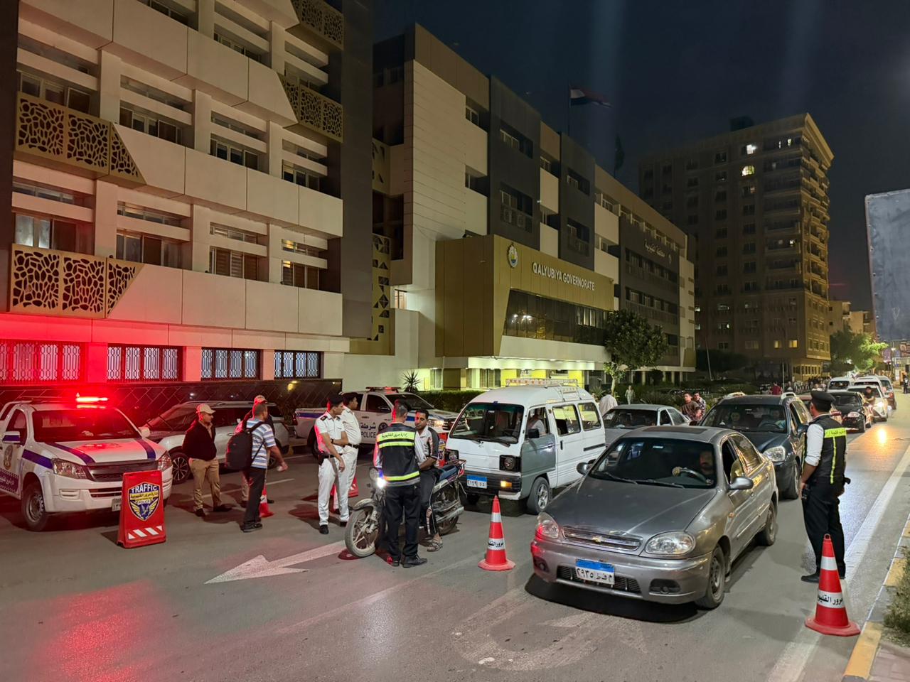 خلال الحملات المرورية ببنها