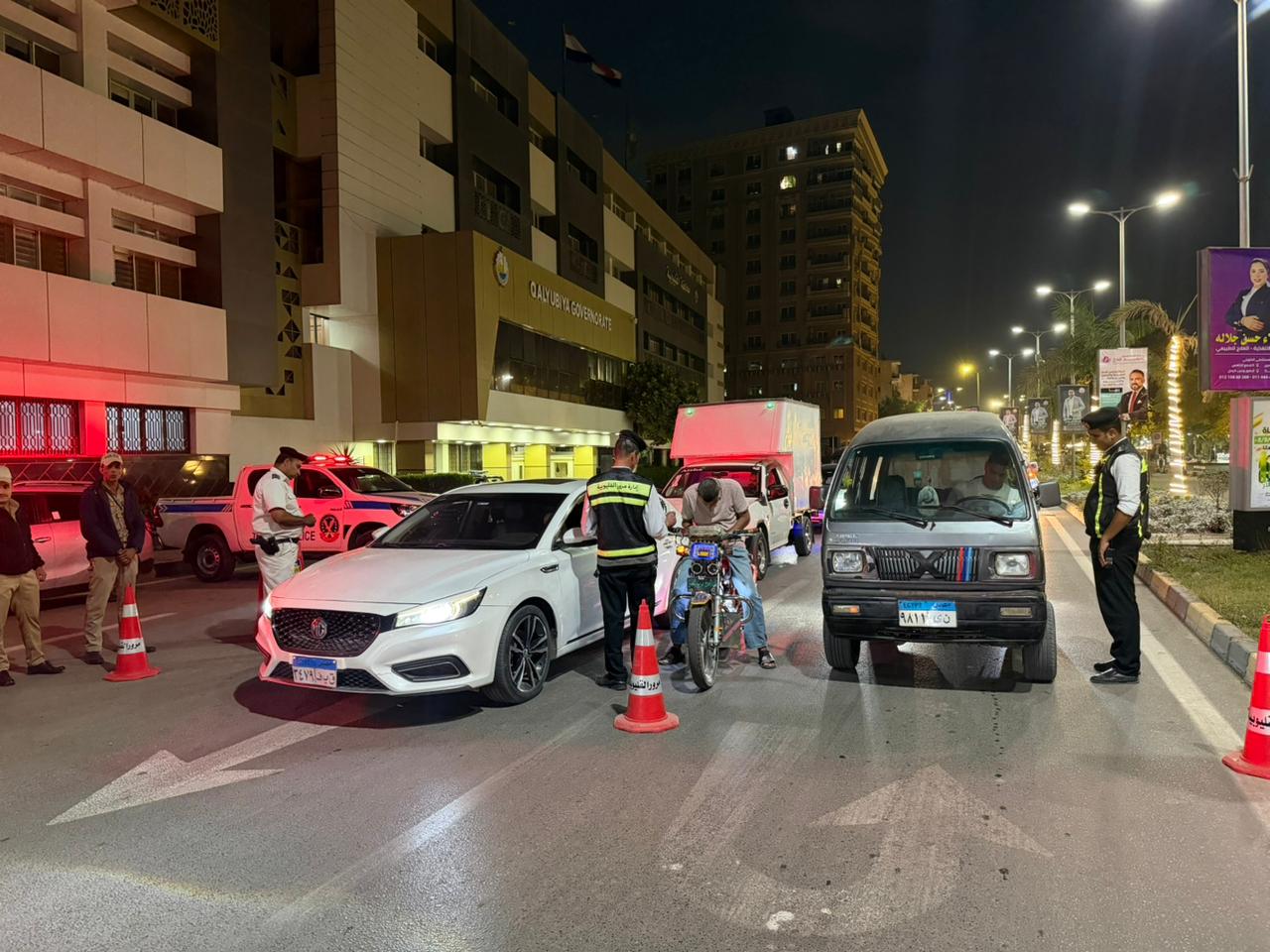 حملات مرورية ببنها