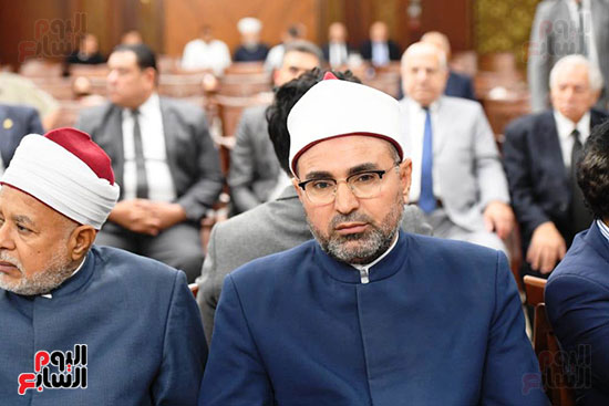 أئمة الأزهر والأوقاف بعزاء الدكتور أحمد عمر هاشم