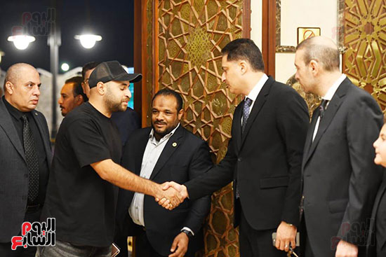 جانب من استقبال المعزين