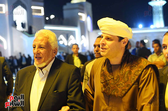 وصول الشيخ محمود التهامى للعزاء