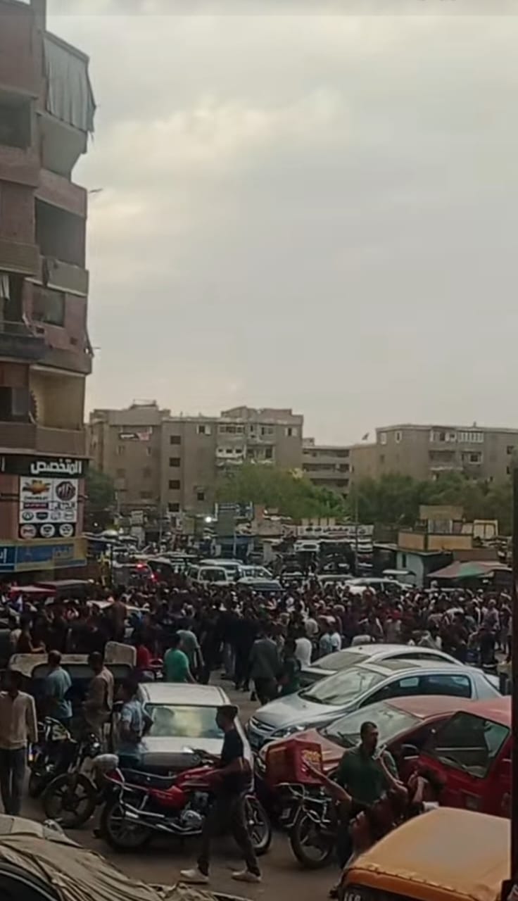 حريق مخزن فى السلام (7)