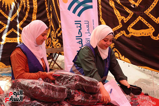 قافلة التحالف فى العياط قافلة التحالف فى العياط