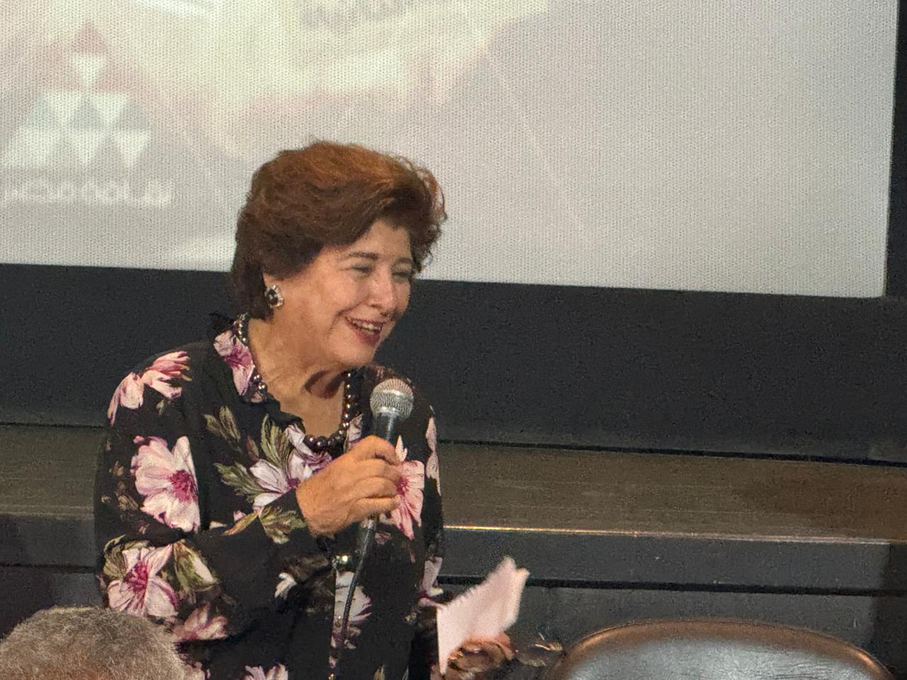 فريدة الزمر ووفاء الحكيم.. كلام في السيما يحتفى بسناء جميل بسينما الهناجر 