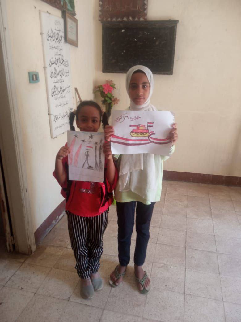 رسومات الأطفال إحتفالاً بذكرى نصر أكتوبر رسومات الأطفال إحتفالاً بذكرى نصر أكتوبر