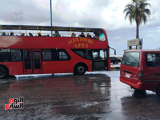 امطار-علي-الكورنيش-في-الإسكندرية