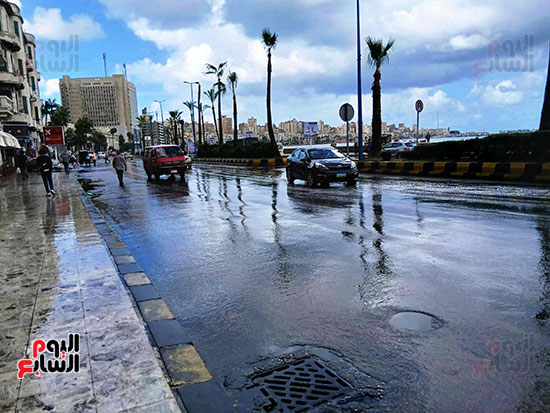 امطار-تضرب-الإسكندرية